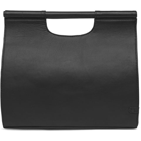 DEPECHE Timeless yet modern leather handbag Shoulderbag / Handbag 099 Black (Nero)