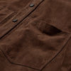 Depeche leather wear Tonja oversize suede shirt Shirt 311 Wood