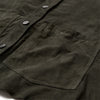 Depeche leather wear Tonja oversize suede shirt Shirt 335 Dark Khaki