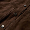Depeche leather wear Tonja oversize suede shirt Shirt 067 Dusty brown