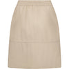 Depeche leather wear Trendy Maria leather skirt Skirts 202 Vanilla