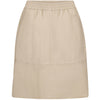 Depeche leather wear Trendy Maria leather skirt Skirts 202 Vanilla
