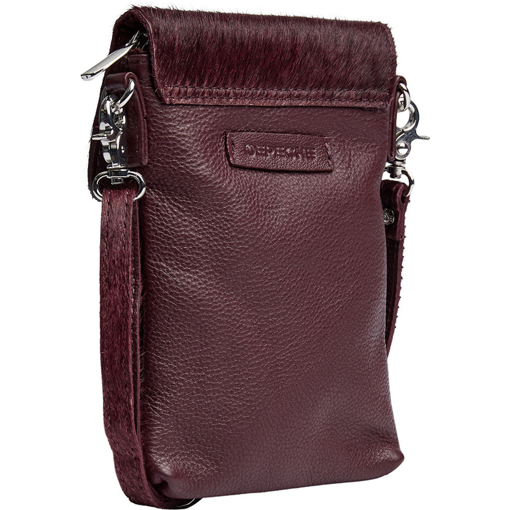 DEPECHE Hair-on mobilebag Mobilebag 305 Ox Blood