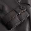 Depeche leather wear Trendy short May trenchcoat in soft leather Jackets 008 Chocolate
