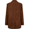 Depeche leather wear Zenia suede blazer Blazer 014 Cognac