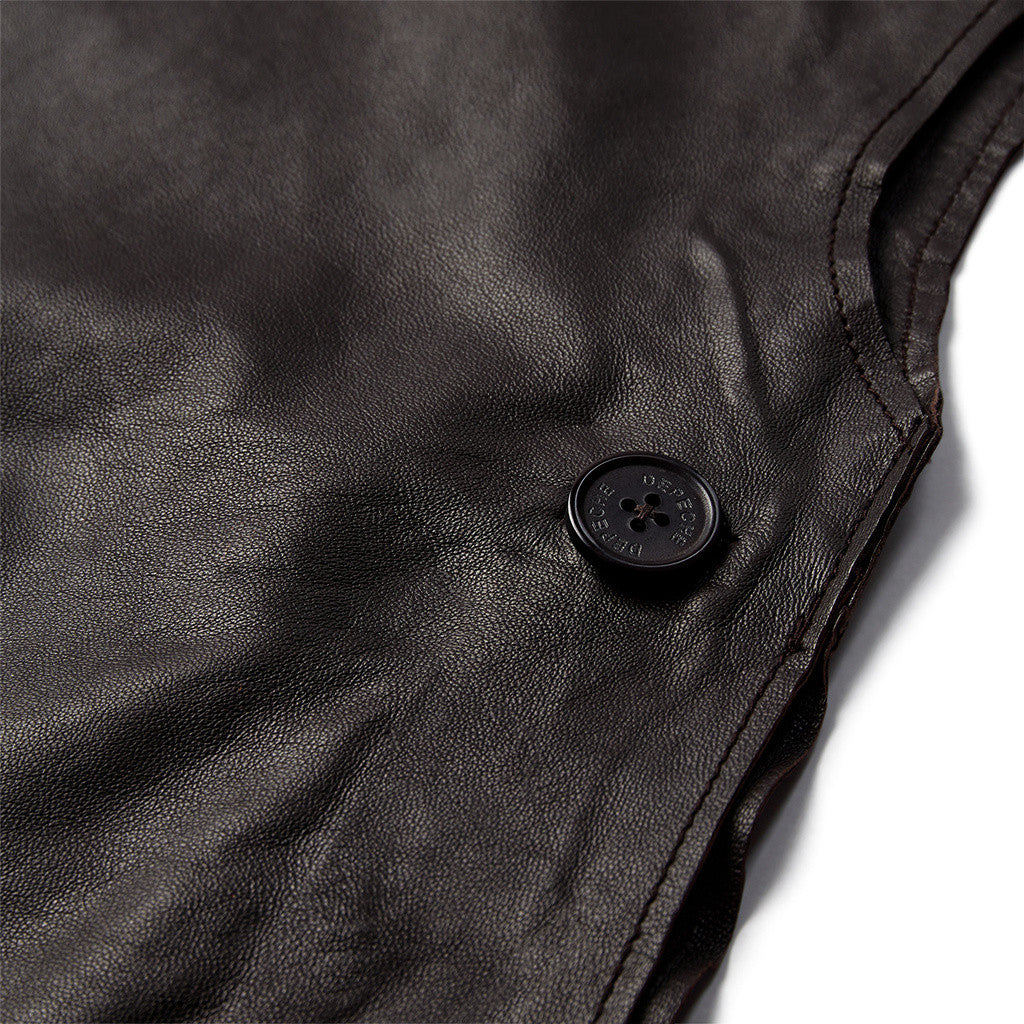 Depeche leather wear TriaDEP Vest Vest 008 Chocolate