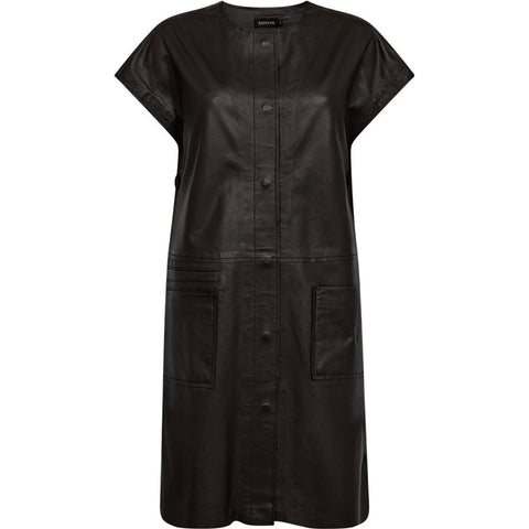 Depeche leather wear TriaDEP Vest Vest 008 Chocolate