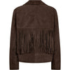 Depeche leather wear Vandana suede jacket with fringes Jackets 217 Deer