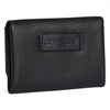 DEPECHE Wallet/credit card holder in soft leather Purse / Credit card holder 154 Black/Brass