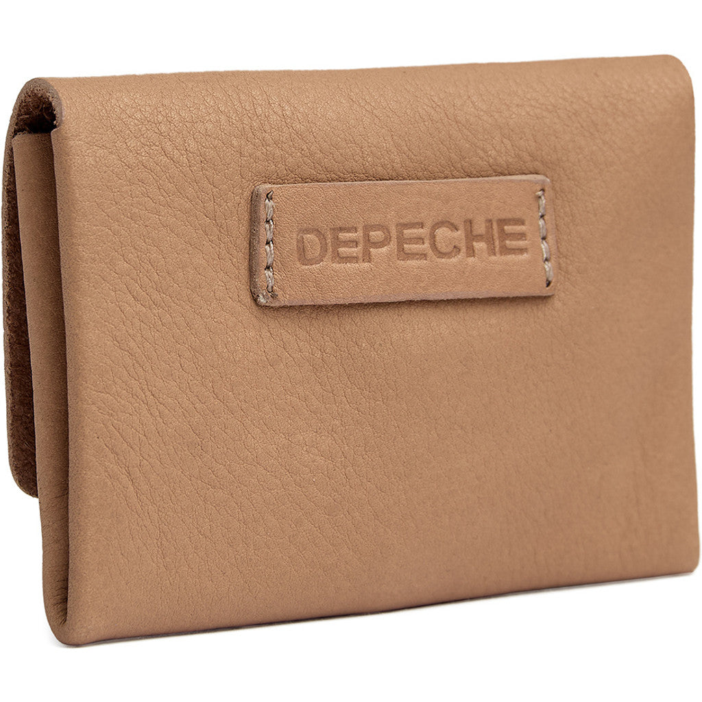 DEPECHE Wallet/credit card holder in soft leather Purse / Credit card holder 156 Camel