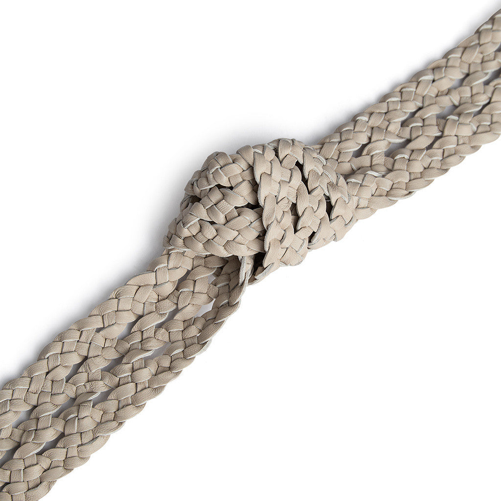 DEPECHE Weave Belt Belt 202 Vanilla