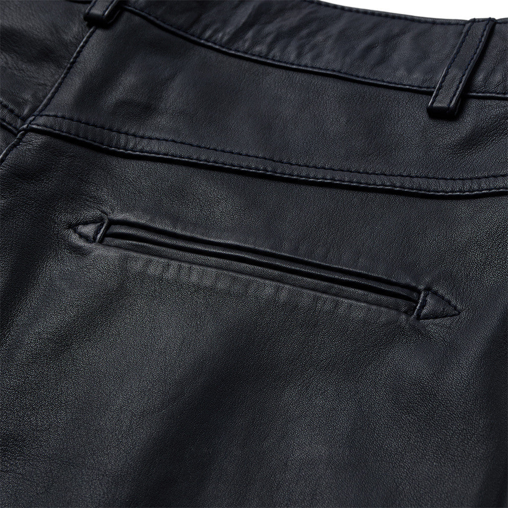 Depeche leather wear Zeli bootcut leather pants Pants 031 Ocean