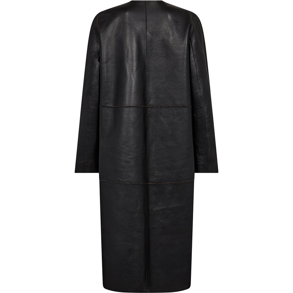 Depeche leather wear Zita 2 in 1 beautiful leather jacket Jackets 310 Mud Black combi