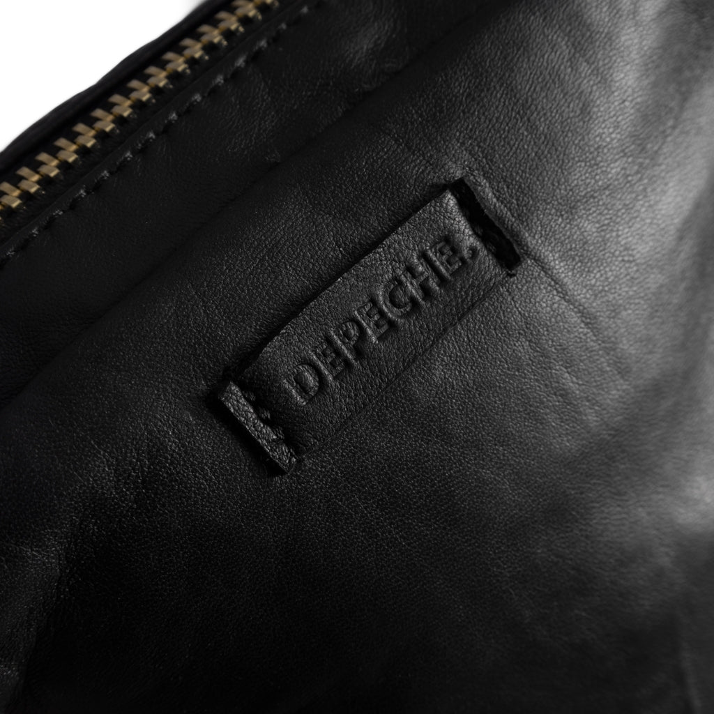 DEPECHE Crossover bag in strong and nice leather quality Cross over 097 Gold