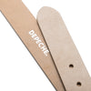 DEPECHE Jenas leather belt with large buckle Belt 011 Sand