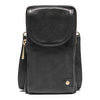 DEPECHE Mobilebag in soft leather quality Mobilebag 099 Black (Nero)
