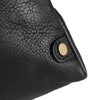DEPECHE Small leather clutch in classic design Small bag / Clutch 099 Black (Nero)